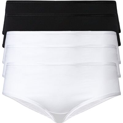 ESMARA® Lot de 5 culottes hipsters femme (noir/blanc) 3XL (54/56) noir/blanc - Publicité ESMARA® Lot de 5 culottes hipsters femme (noir/blanc) 3XL (54/56) noir/blanc - Publicité