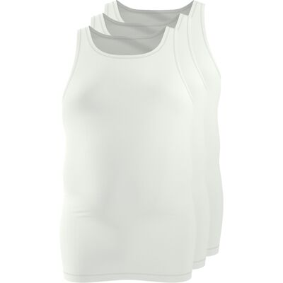 ESMARA MEN Lot de 3 débardeurs côtelés homme (blanc, XXL) XXL blanc - Publicité ESMARA MEN Lot de 3 débardeurs côtelés homme (blanc, XXL) XXL blanc - Publicité