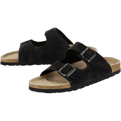 ESMARA MEN Mules ajustables pour homme (noir, 46) 46 noir - Publicité ESMARA MEN Mules ajustables pour homme (noir, 46) 46 noir - Publicité