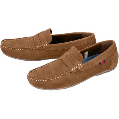 ESMARA MEN Mocassins en cuir Premium homme (marron, 46) 44 marron - Publicité ESMARA MEN Mocassins en cuir Premium homme (marron, 46) 44 marron - Publicité