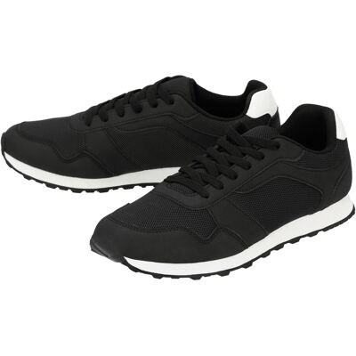 ESMARA MEN Sneakers homme (noir, 43) 43 Noir - Publicité ESMARA MEN Sneakers homme (noir, 43) 43 Noir - Publicité