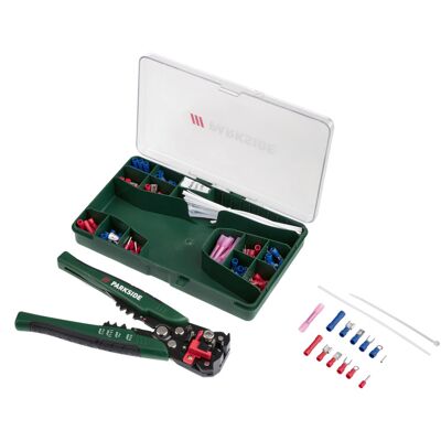 PARKSIDE® Set de pince à dénuder et à sertir automatique, 231 pièces - Publicité PARKSIDE® Set de pince à dénuder et à sertir automatique, 231 pièces - Publicité