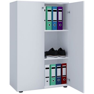 Armoire de bureau VCM Lona - 2 étagères, 70x39x110 cm - Publicité Armoire de bureau VCM Lona - 2 étagères, 70x39x110 cm - Publicité