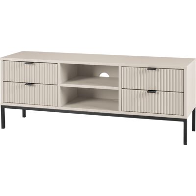 LIVARNO HOME Meuble bas, 117,9 x 33 x 44,9 cm, crème/noir - Publicité LIVARNO HOME Meuble bas, 117,9 x 33 x 44,9 cm, crème/noir - Publicité