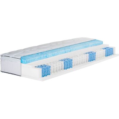 BECO Matelas boxspring à ressorts ensachés Flex GS, 7 zones, avec surmatelas amovible (H2, 90 X 200 CM) 90 X 200 CM - Publicité BECO Matelas boxspring à ressorts ensachés Flex GS, 7 zones, avec surmatelas amovible (H2, 90 X 200 CM) 90 X 200 CM - Publicité