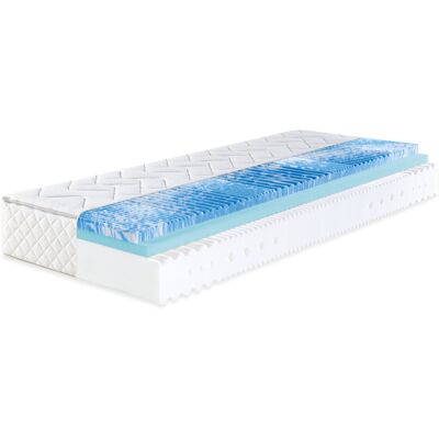 f.a.n. Matelas en mousse froide Sweet Dream XXL, 7 zones, avec surmatelas (H2, 140 x 190 cm) 140 x 190 cm - Publicité f.a.n. Matelas en mousse froide Sweet Dream XXL, 7 zones, avec surmatelas (H2, 140 x 190 cm) 140 x 190 cm - Publicité