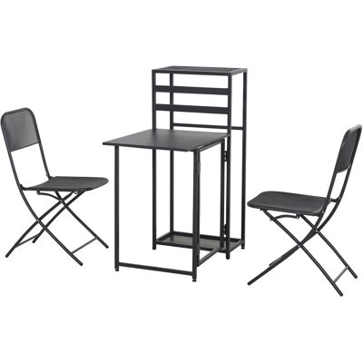 SIENA GARDEN Set de salon de balcon Palma (2 fauteuils + table (pliable)) - Publicité SIENA GARDEN Set de salon de balcon Palma (2 fauteuils + table (pliable)) - Publicité