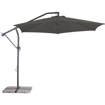 SCHNEIDER Parasol déporté Palmera, Ø 300 cm (anthracite) anthracite - Publicité SCHNEIDER Parasol déporté Palmera, Ø 300 cm (anthracite) anthracite - Publicité