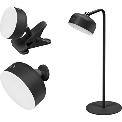 OSRAM Lampe LED 3-en-1 sur batterie (noir) noir - Publicité OSRAM Lampe LED 3-en-1 sur batterie (noir) noir - Publicité
