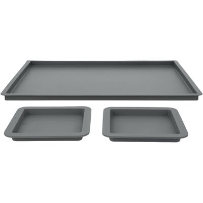 SILVERCREST® Moules en silicone pour barres de céréales ou Tapis de cuisson en silicone (Set de 3 tapis de cuisson) - Publicité SILVERCREST® Moules en silicone pour barres de céréales ou Tapis de cuisson en silicone (Set de 3 tapis de cuisson) - Publicité