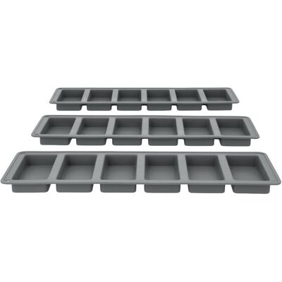 SILVERCREST® Moules en silicone pour barres de céréales ou Tapis de cuisson en silicone (Moules à barres, set de 3) - Publicité SILVERCREST® Moules en silicone pour barres de céréales ou Tapis de cuisson en silicone (Moules à barres, set de 3) - Publicité