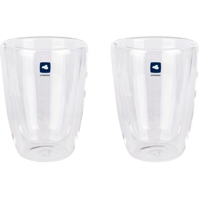 LEONARDO »Tavolino« Verres thermo, faits main. (latte macchiato) - Publicité LEONARDO »Tavolino« Verres thermo, faits main. (latte macchiato) - Publicité