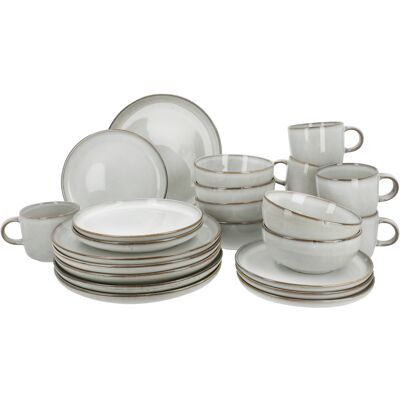 SILVERCREST® Service de table, 24 pièces (gris) - Publicité SILVERCREST® Service de table, 24 pièces (gris) - Publicité