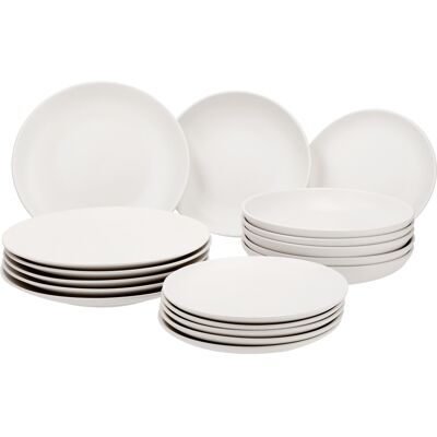 SILVERCREST® Service de vaisselle en porcelaine, 18 pièces - Publicité SILVERCREST® Service de vaisselle en porcelaine, 18 pièces - Publicité