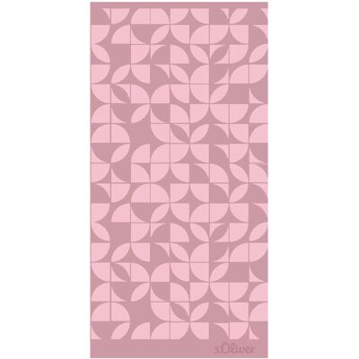 S.OLIVER Serviette de toilette, 50 x 100 cm (rose) rose - Publicité S.OLIVER Serviette de toilette, 50 x 100 cm (rose) rose - Publicité