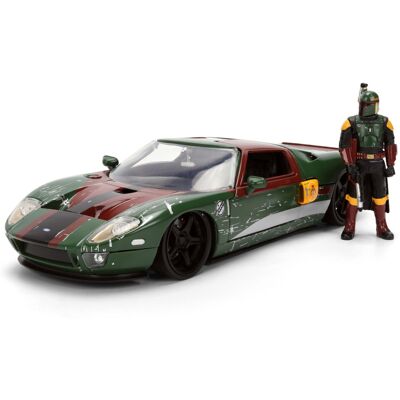 JADA Voiture miniature « Star Wars », échelle 1:24 (Boba Fett, Ford GT 2005) Boba Fett, Ford GT 2005 - Publicité JADA Voiture miniature « Star Wars », échelle 1:24 (Boba Fett, Ford GT 2005) Boba Fett, Ford GT 2005 - Publicité