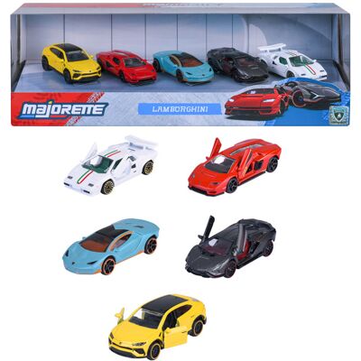 MAJORETTE Coffret cadeau de 5 voitures jouets (Lamborghini) - Publicité MAJORETTE Coffret cadeau de 5 voitures jouets (Lamborghini) - Publicité