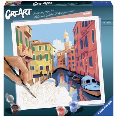 RAVENSBURGER Peinture par numéro CreArt (Venise) - Publicité RAVENSBURGER Peinture par numéro CreArt (Venise) - Publicité