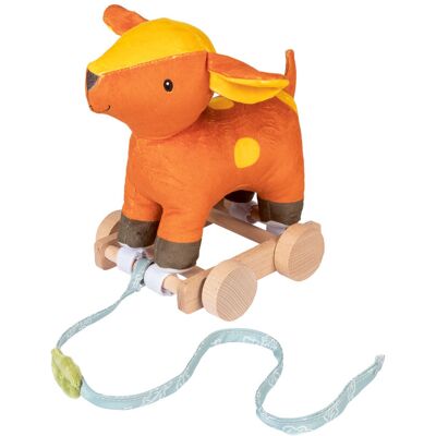 LUPILU® Animal en peluche musical ou jouet à tirer (chevreuil) - Publicité LUPILU® Animal en peluche musical ou jouet à tirer (chevreuil) - Publicité