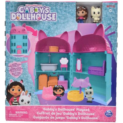Ensemble Maison Mini Spin Master - Gabby's Dollhouse - Avec Personnages - Publicité Ensemble Maison Mini Spin Master - Gabby's Dollhouse - Avec Personnages - Publicité