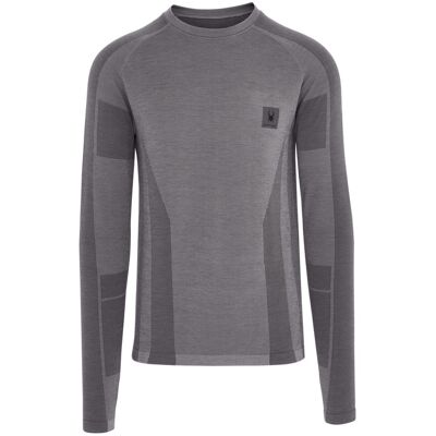 SPYDER T-shirt thermique premium à manches longues homme (gris, L) M gris - Publicité SPYDER T-shirt thermique premium à manches longues homme (gris, L) M gris - Publicité