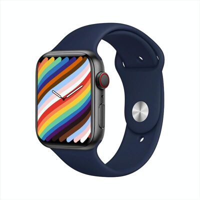 Montre Connectée Rose 1.71' Lcd Appels Bluetooth Sports Multiples Capteurs Santé Bleu Yonis - Publicité Montre Connectée Rose 1.71' Lcd Appels Bluetooth Sports Multiples Capteurs Santé Bleu Yonis - Publicité