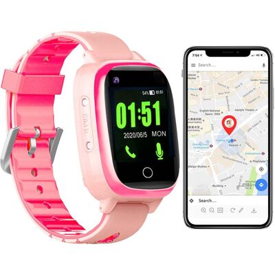 YONIS Montre Traceur Gps 4g Pour Senior Enfant Localisation Température Cardio Pression - Publicité YONIS Montre Traceur Gps 4g Pour Senior Enfant Localisation Température Cardio Pression - Publicité