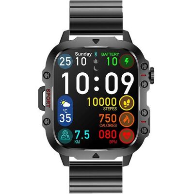 YONIS Montre Connectée Écran Couleur 1.96 Pouces Étanche Bluetooth Appels - Publicité YONIS Montre Connectée Écran Couleur 1.96 Pouces Étanche Bluetooth Appels - Publicité