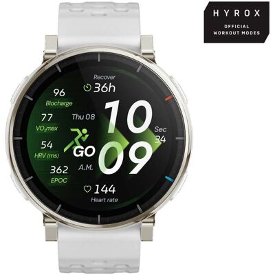 Montre Connectée Gps Amazfit Active 3 Premium Blanche (aero White) - Publicité Montre Connectée Gps Amazfit Active 3 Premium Blanche (aero White) - Publicité