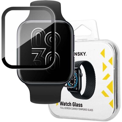 WOZINSKY Verre De Protection Hybride Noir Pour Oppo Watch 41 Mm - Publicité WOZINSKY Verre De Protection Hybride Noir Pour Oppo Watch 41 Mm - Publicité