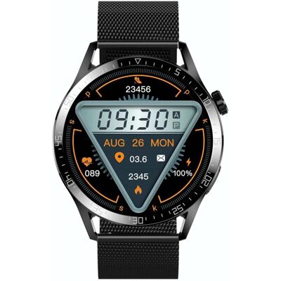 Smartwatch Noire Étanche Ip68 Avec Appels Nfc Et Suivi Sport Santé Yonis - Publicité Smartwatch Noire Étanche Ip68 Avec Appels Nfc Et Suivi Sport Santé Yonis - Publicité