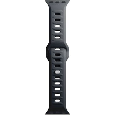 Bracelet En Silicone Apple Watch 3mk 42/44/45/49mm Noir - Publicité Bracelet En Silicone Apple Watch 3mk 42/44/45/49mm Noir - Publicité