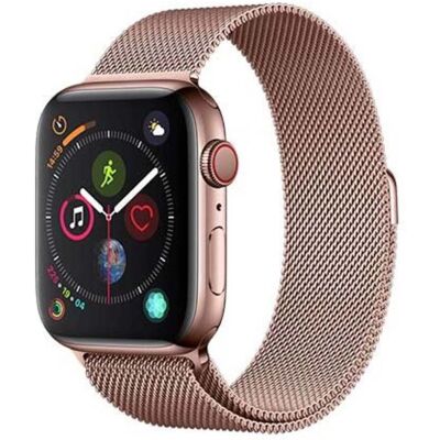 Bracelet Milanese Rose Gold Devia pour Apple Watch - Accessoire - Publicité Bracelet Milanese Rose Gold Devia pour Apple Watch - Accessoire - Publicité