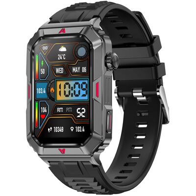 Montre Connectée Bluetooth 5.2 Avec Suivi Sommeil Et 100 Modes Sport Étanche Ip67 Noir Yonis - Publicité Montre Connectée Bluetooth 5.2 Avec Suivi Sommeil Et 100 Modes Sport Étanche Ip67 Noir Yonis - Publicité