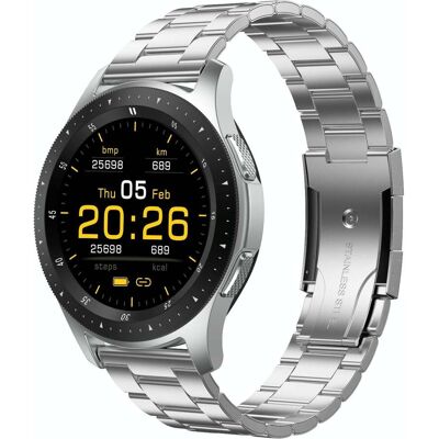 Montre Connectée Ip67 Étanche Écran Tactile Moniteur D'oxygène Et Appels Bluetooth Argent Yonis - Publicité Montre Connectée Ip67 Étanche Écran Tactile Moniteur D'oxygène Et Appels Bluetooth Argent Yonis - Publicité