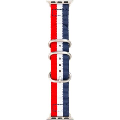 Bracelet Bigben pour Apple Watch - Multicolore / Gris - 38-41mm - Apple Watch Band - Publicité Bracelet Bigben pour Apple Watch - Multicolore / Gris - 38-41mm - Apple Watch Band - Publicité