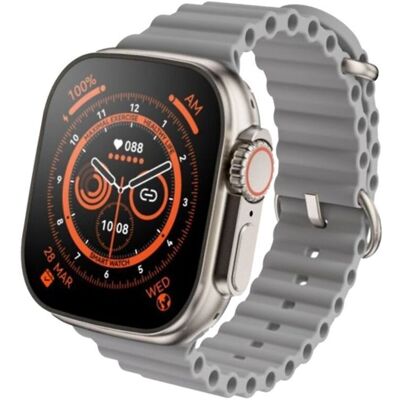 Montre Intelligente KLACK Titane - Écran HD 49mm - Charge sans fil - Android/iOS - Publicité Montre Intelligente KLACK Titane - Écran HD 49mm - Charge sans fil - Android/iOS - Publicité