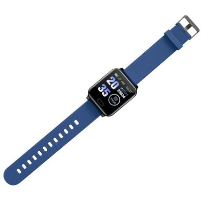 Bracelet Intelligent Étanche Ip67 Moniteur Cardiaque Sommeil Nfc Montre Connectée Bleu Yonis - Publicité Bracelet Intelligent Étanche Ip67 Moniteur Cardiaque Sommeil Nfc Montre Connectée Bleu Yonis - Publicité