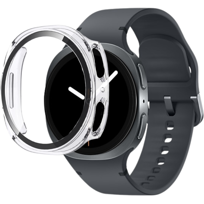 Coque Compatible Samsung Galaxy Watch 8 40mm - Protection Rigide Étui Transparent Écran Verre Trempé Phonillico® - Publicité Coque Compatible Samsung Galaxy Watch 8 40mm - Protection Rigide Étui Transparent Écran Verre Trempé Phonillico® - Publicité