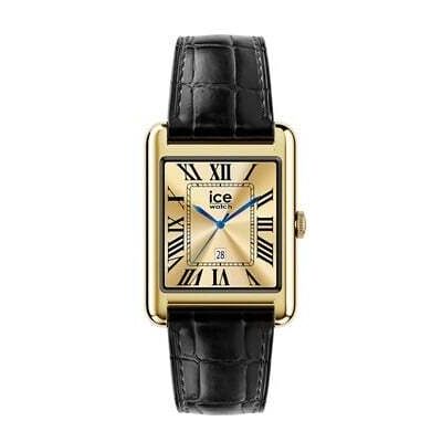 Montre Connectée Ice Smart Tk 2.0 Cuir Croco Noir Or 1,41'' Ice-watch - Publicité Montre Connectée Ice Smart Tk 2.0 Cuir Croco Noir Or 1,41'' Ice-watch - Publicité