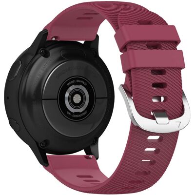 Bracelet Avizar pour Galaxy Watch Active 2 - Silicone Texturé Bordeaux - Publicité Bracelet Avizar pour Galaxy Watch Active 2 - Silicone Texturé Bordeaux - Publicité