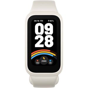 Bracelet Connecté Xiaomi Mi Smart Band 9 Active Écran 1,47 Pouces Autonomie 18 Jours Beige Tpu
