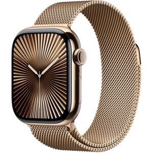 Apple Watch Series 10 Oled 42 Mm Numérique 374 X 446 Pixels Écran Tactile 4g Or Wifi Gps (satellite)