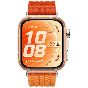 Montre Connectée Huawei Watch Fit 5 Pro Écran Amoled Orange Aluminium Nylon