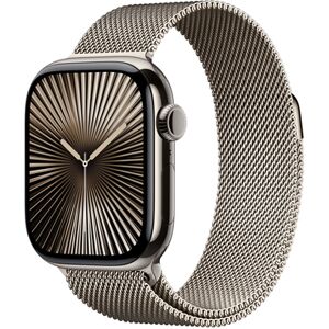 Apple Watch Series 10 Oled 42 Mm Numérique 374 X 446 Pixels Écran Tactile 4g Titane Wifi Gps (satellite)