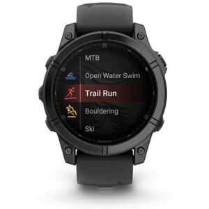 Montre Connectée Multisport Garmin Fenix E Amoled 47 Mm Acier Gris Noir Garmin