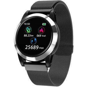 Montre Connectée Android Ios Bracelet Cardio Ips 1.3 Pouce 2.5d Argent - Yonis