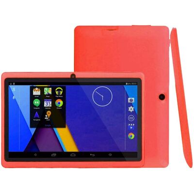 Tablette 7 Pouces Yonis Y-tt61g4 Quad Core 1,34ghz 1go Ram 8go Rouge - Publicité Tablette 7 Pouces Yonis Y-tt61g4 Quad Core 1,34ghz 1go Ram 8go Rouge - Publicité