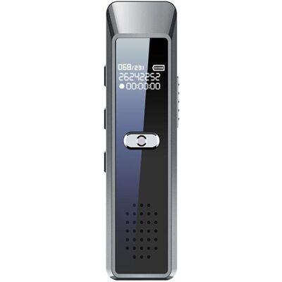 Dictaphone Portable Écran Oled Mémoire 4gb Enregistrement 30h Batterie 160mah Argent Yonis - Publicité Dictaphone Portable Écran Oled Mémoire 4gb Enregistrement 30h Batterie 160mah Argent Yonis - Publicité