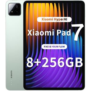 Tablette Xiaomi Pad Xiaomi Pad 7 11,2 Pouces 3,2k 144 Hz Snapdragon 7+ Gen 3 8 Go 256 Go Vert